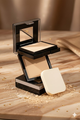 SEUNG SWEAT PROOF MATTE FINISH PRESSED COMPACT POWDER Compact(IVORY, 20 g)