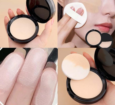 MYEONG Weightless Stay Matte Finish Compact Powder For All Skin Types Compact(Light Banana, 15 g)