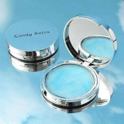 DAIMANPU Candy Bella Jelly Matte Oil Control Compact Powder | Waterproof Setting Powder Compact(Sky Blue, 10 g)