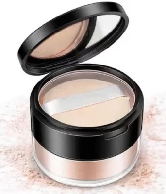 YAWI Compact Powder Weightless Stay Matte Powder Oil Control Face Loose Powder Compact(BEIGE, 15 g)