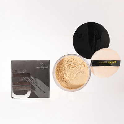 Veeyomee Beauty HD Mattifying Loose Powder for Flawless Matte Finish Translucent Setting Powder Compact(Shade 03, 12 g)