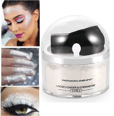THTC Illuminator Face Glow SILVER Highlight for Brighten Shimmer Makeup(SILVER)