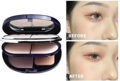 MYEONG 5 in 1 Compact Perfect Compact Mattifying Long Lasting Perfect Look  Compact(Multi Shade, 38 g)
