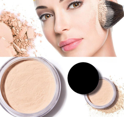 JANOST High Definition Face Makeup Loose Powder Compact(Soft Beige, 15 g)