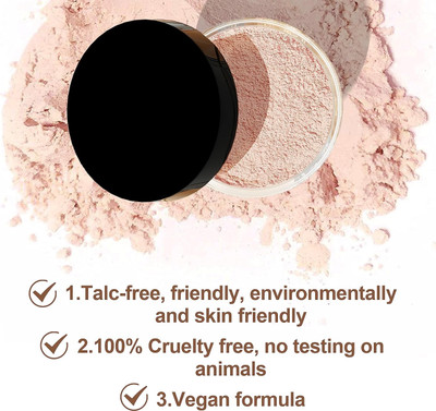 Vyomiris Ultra-Blur Talc-Free Translucent Loose Setting Powder Compact(BEIGE, 30 g)