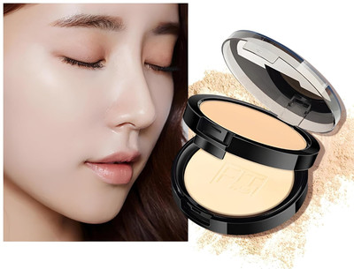 SILDUST Fit Me Compact Clever Cat High-Definition Pressed Powder Compact(BEIGE, 15 g)