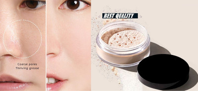 AMOSFIA Fixes all types of make-up Compact(Nature, 15 g)