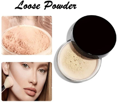 Vyomiris Matte Finish & Lightweight Loose Powder Compact(BEIGE, 15 g)