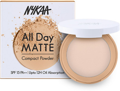 NYKAA All Day Compact Powder - Ivory 01 Compact(Ivory, 8 g)