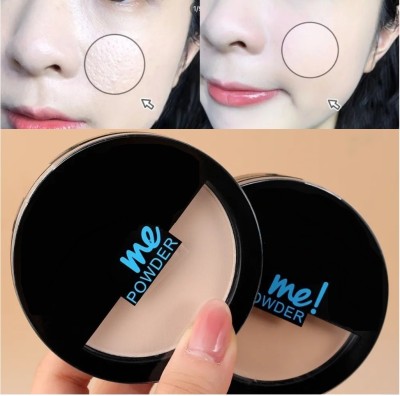 MYEONG Matte + Poreless Powder Makeup Perfect Look Oil Control 2 in 1 Formula  Compact(Beige, 15 g)