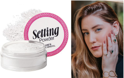 tanvi27 Ultra Fine Setting Powder for Face Makeup  Compact(white, 10 g)