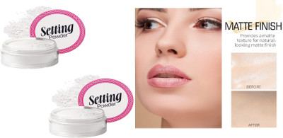 AFARAXIA Setting Loose Powder For Face | Lightweight & Long Lasting Compact(white, 20 g)