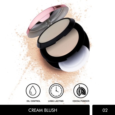 BEAUTY PEOPLE Face Lift 2-in-1 Compact Powder with SPF-20, 02 Compact(Cream Blush, 28 g)