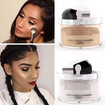 REIMICHI Shimmery Shiny & Golden Shiny Face Makeup Shimmer Powdery  Highlighter(golden and silver)