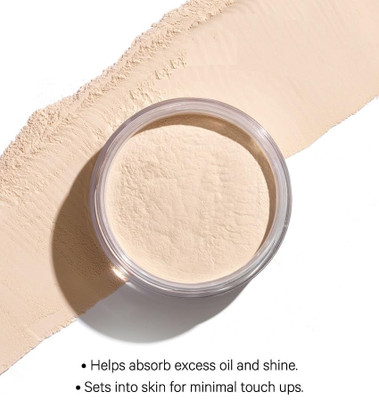MYEONG Soft Beige Translucent Waterproof Loose Face Powder For All Type Of Makeup Compact(Soft Beige, 12 g)