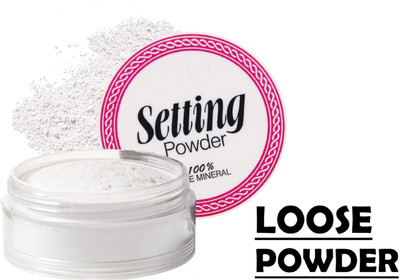 nn Non-cakey & Flawless Finish | Matte Finish Loose Powder Compact(White, 10 g)