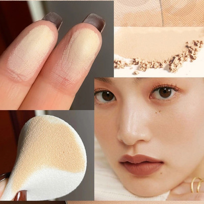MYEONG 5-in-1 Compact Matte Finish Setting Powder Lightweight Finish for All Skin Tones Compact(Beige, 38 g)