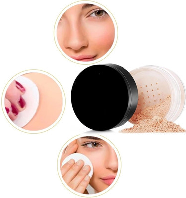 USBK Makeup Setting Loose Powder Long-lasting Coverage Compact(BEIGE, 30 g)