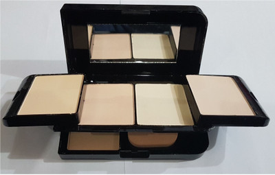 MYEONG 5 In 1 Face Makeup Powder  Compact(Beige, 38 g)