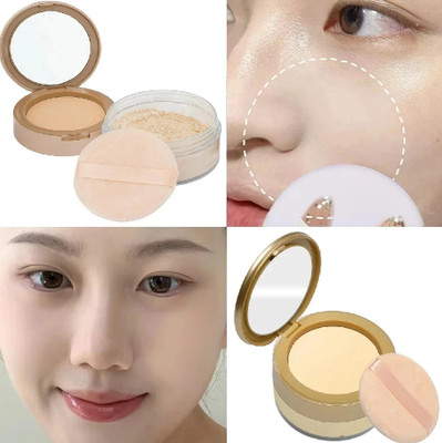AEPRUY 2 In 1 Oil Control Compact Face Powder  Compact(Banana, 22 ml)