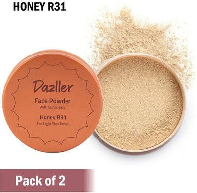 Dazller Face (Pack of 2) Compact(Honey R31, 30 g)