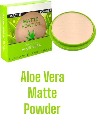 maliao Aloe Vera Matte Powder OIL CONTROL COMPACT ads Elegance and Charm*** Compact(Beige, 18 g)