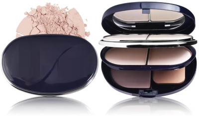 Emijun 5 In1 Face Powder Oil Control Waterproof Compact Powder 5in1 Long Lasting Compact(multi color, 20 g)