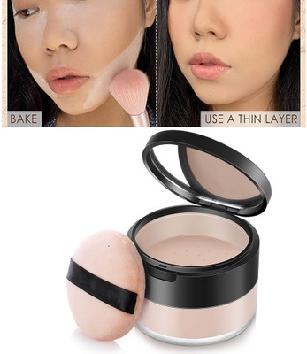 BLUEMERMAID BEST HIGH COVERAGE MAKEUP SETTING LOOSE POWDER Compact(BEIGE, 15 g)
