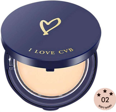 CVB PERFECT PRESSED POWDER OIL CONTROL & MATTE SOFT IVORY 02 Compact(SOFT IVORY 02, 12 g)