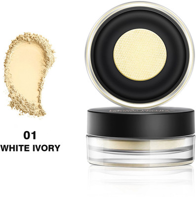 Lakyou Beauty Loose Powder - 25g | Smooth & Airbrushed Finish with Matte Texture Compact(white ivory, 25 g)