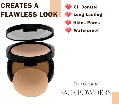 Vyomiris Compact & Pressed Powder | 2-in-1  Compact(beige, 18 g)