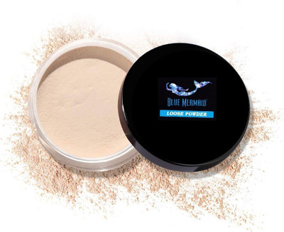 BLUEMERMAID PROFESSIONAL MAKEUP BEST FULL COVERAGE NEW BEST MAKEUP SETTING LOOSE POWDER Compact(BEIGR, 15 g)