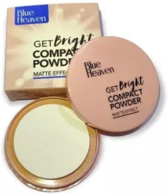 BLUE HEAVEN GET BRIGHT COMPACT POWDER [ HONEY , 16g] Compact(honey natural, 16 g)