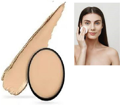 Luipui LONG LASTING MATTE FINISH COMPACT POWDER Compact(BEIGE, 15 g)