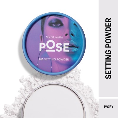 MyGlamm POSE HD Setting Powder Compact(Ivory, 9 g)