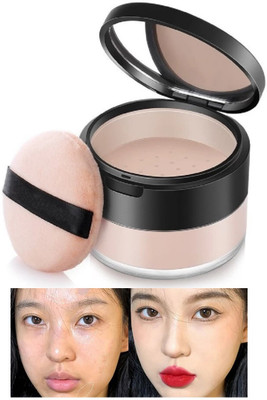 WOONGMI loose powder waterproof oil-control matte full coverage face Compact(NATURAL, 10 g)