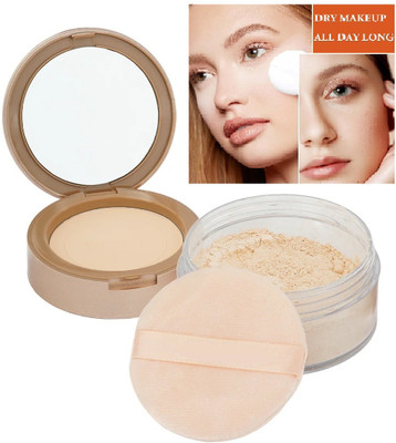 Yuency Duo Finish, 2-in-1 Compact Powder  Compact(Banana, 22 g)