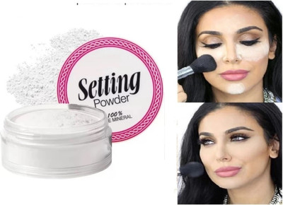 GABBU SETTING Oil-control Even Skin Color Concealer Loose Powder Concealer(WHITE, 10 g)