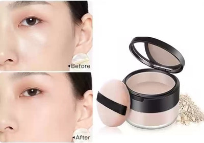 EVERERIN Matte + Poreless Powder|16H Oil Control Compact(IVORY, 20 g)