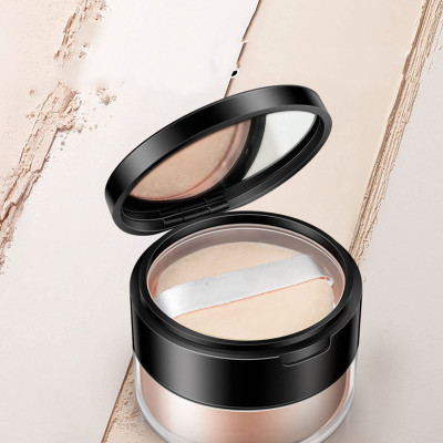 Herrlich Long Instant Oil-Control Setting Loose Powder With Brightening Effect Compact(IVORY, 15 g)