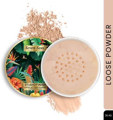 Seven Seas Studio Finish Loose Setting Powder | Compact Powder Compact(01, 36.4 g)