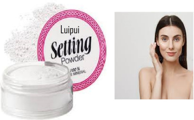 Luipui white color setting powder for makeup pack of 1 Compact(white, 30 g)