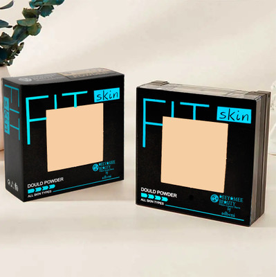 adbeni Fit Skin Compact Powder | A Dynamic Fusion of Effortless Coverage & Matte Finish Compact(Shade-02, 20 g)