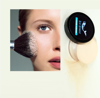BLUEMERMAID HIGH COVERAGE LOOSE POWDER WITH PUFF BEST QUALITY POWDER Compact(BEIGE, 15 g)