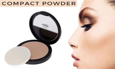 Aylily Matte Finish SPF15 Compact Perfecting Compact Powder Lightweight Compact(Natural BEIGE, 30 g)