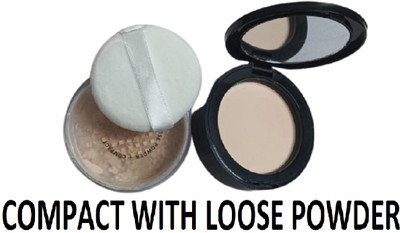 Maryville perfect color shade new matte easy to use compact with loos epowder pack of 1 Compact(IVORI, 40 g)