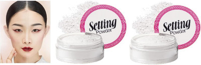 AFARAXIA white Setting Loose Powder For Face | Lightweight & Long Lasting. Compact(white, 20 g)