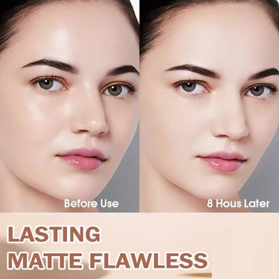 AFARAXIA New Oil Control Long Lasting Moisturizing Makeup Setting Powder Compact(beige, 15 g)
