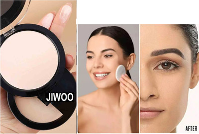 Jiwoo PERFECT MATTE WATERPROFF LONG LASTING COMPACT FOR ALL SKIN TYPE Compact(IVORY, 18 g)