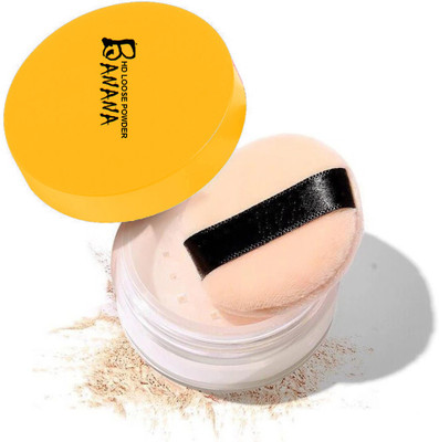 GABBU Banana Translucent Setting Luxury Powder Compact(Soft Ivory, 15 g)